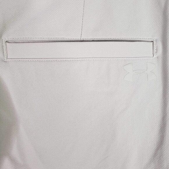 Under Armour UA Golf Pants Mens Size 32x30 White Flat Front Performance - Picture 7 of 11